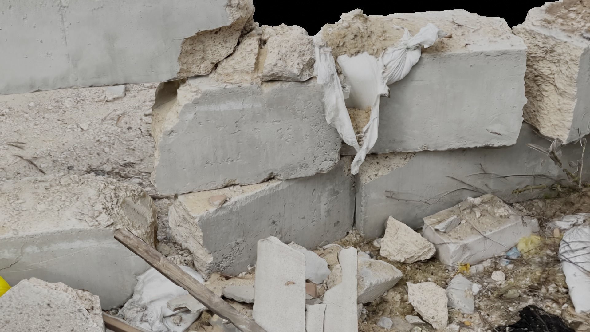 USCANS Ukraine Debris set 2 Low-poly 3D model_2