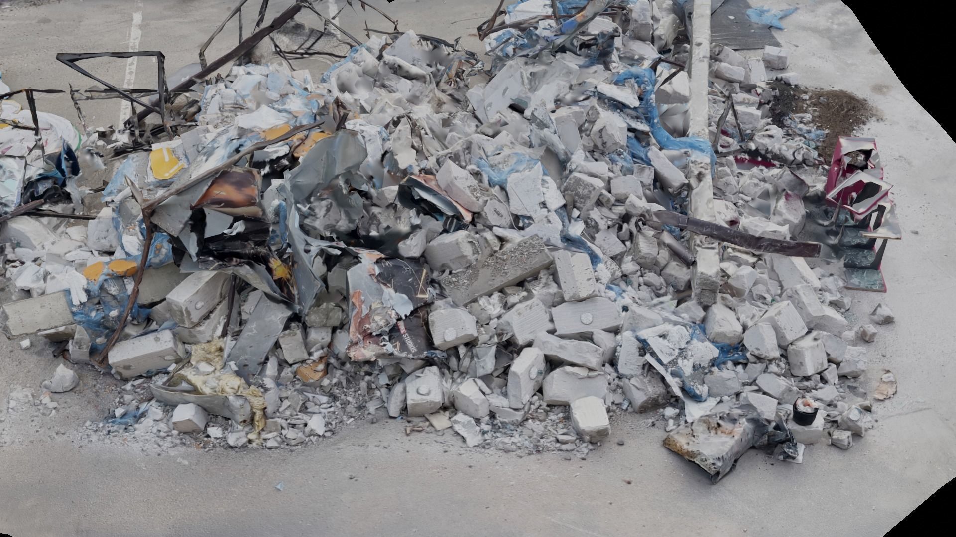 USCANS Ukraine Debris set 2 Low-poly 3D model_1