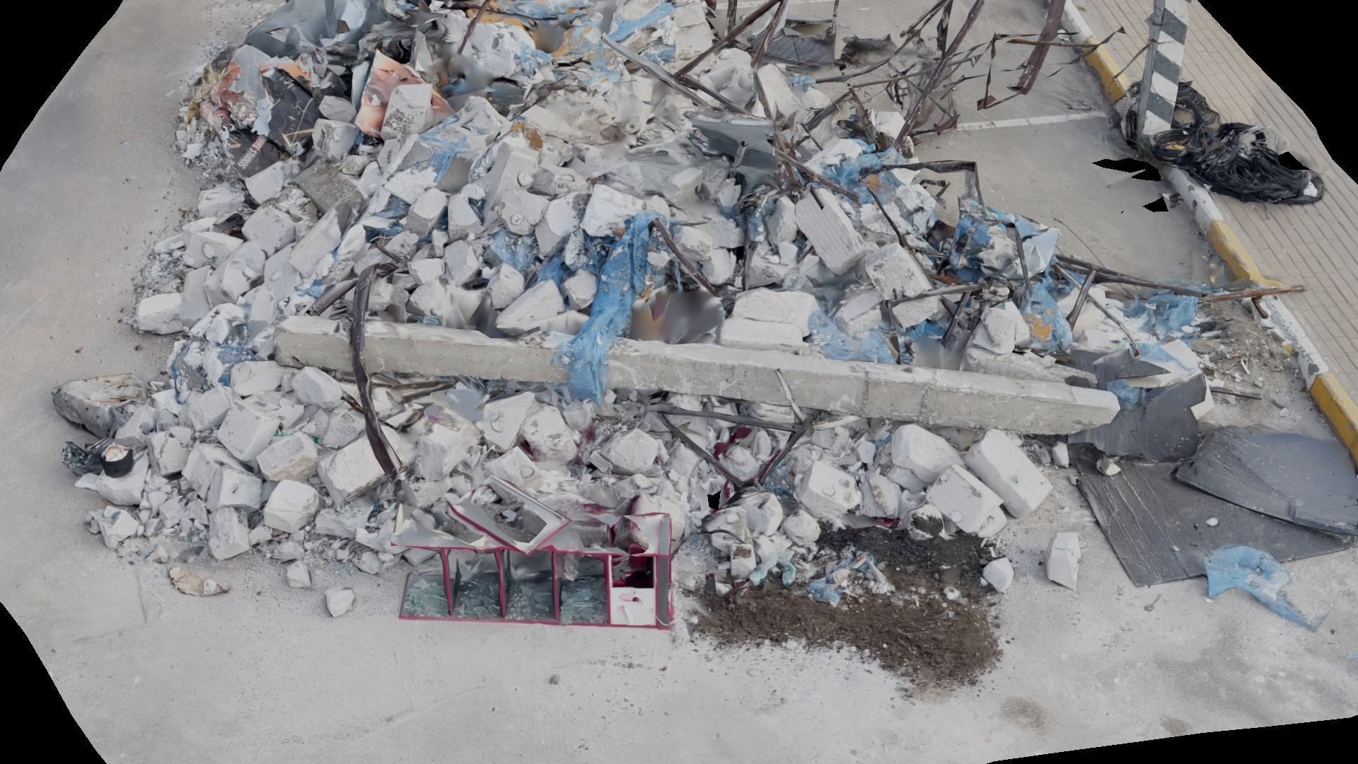 USCANS Ukraine Debris set 2 Low-poly 3D model_11