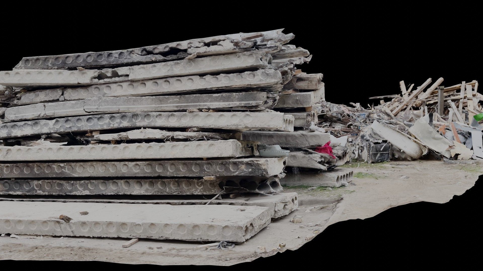 USCANS Ukraine Debris set 2 Low-poly 3D model_21