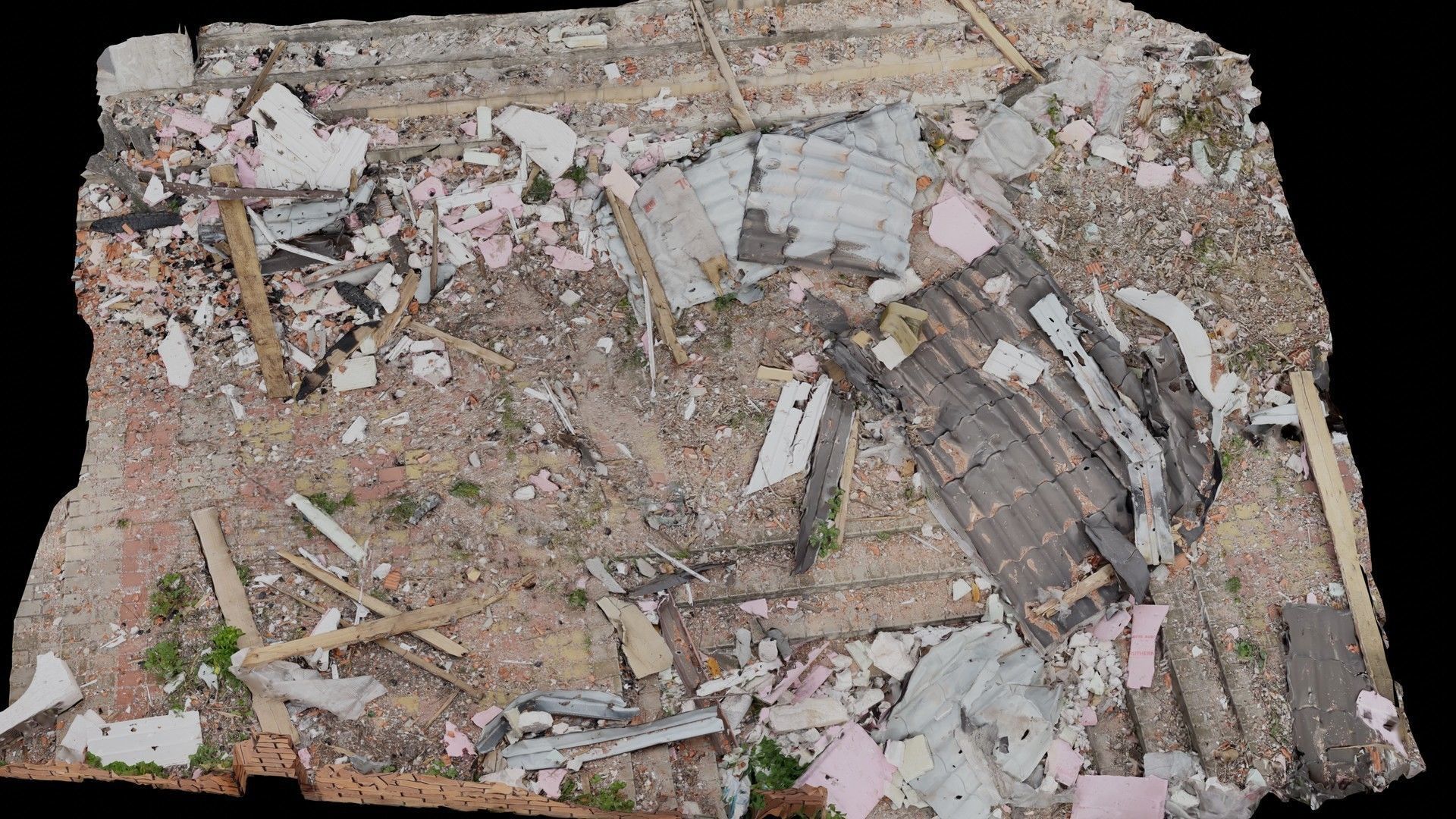 USCANS Ukraine Debris set 2 Low-poly 3D model_12