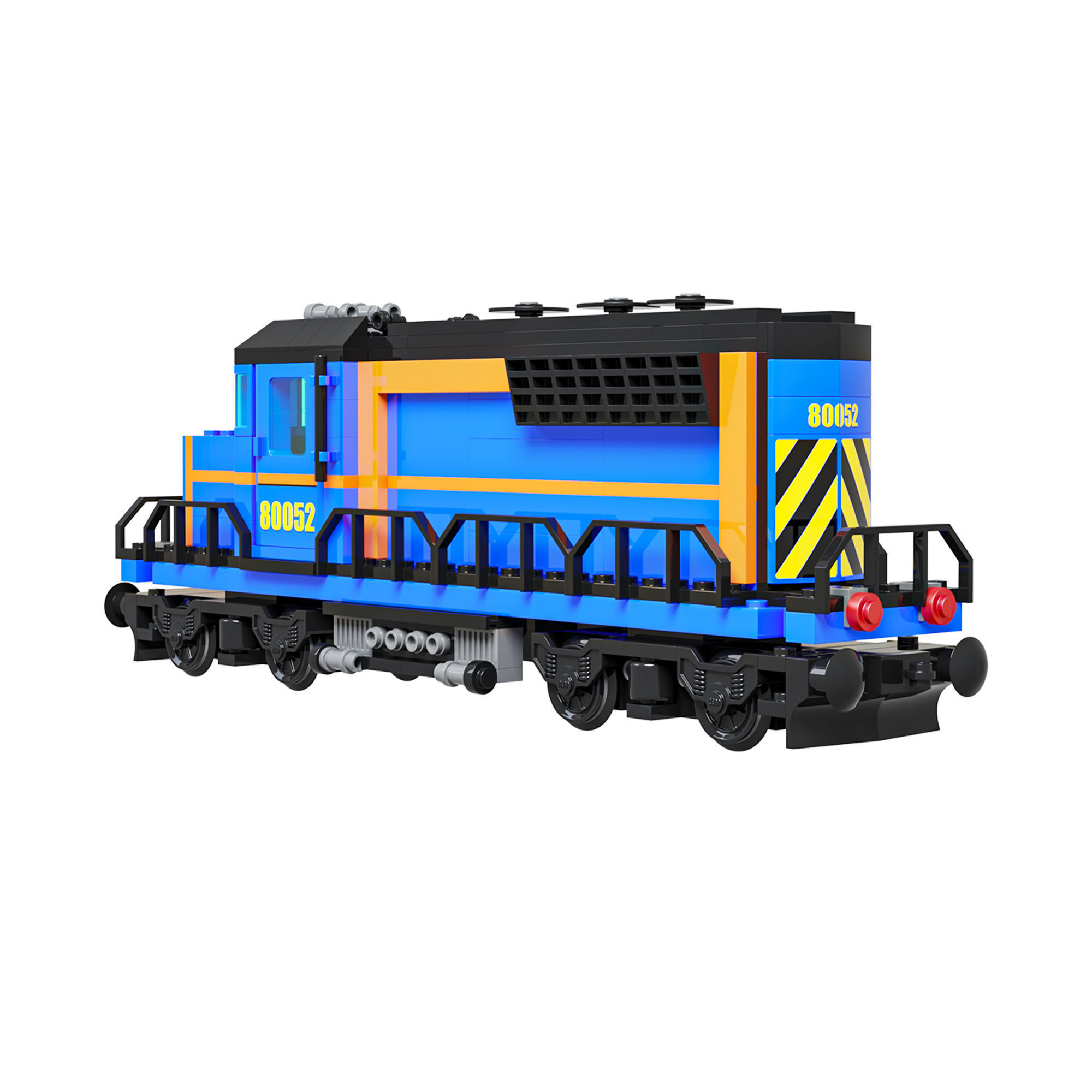 Train Lego Locomotive 80052 3D model_2
