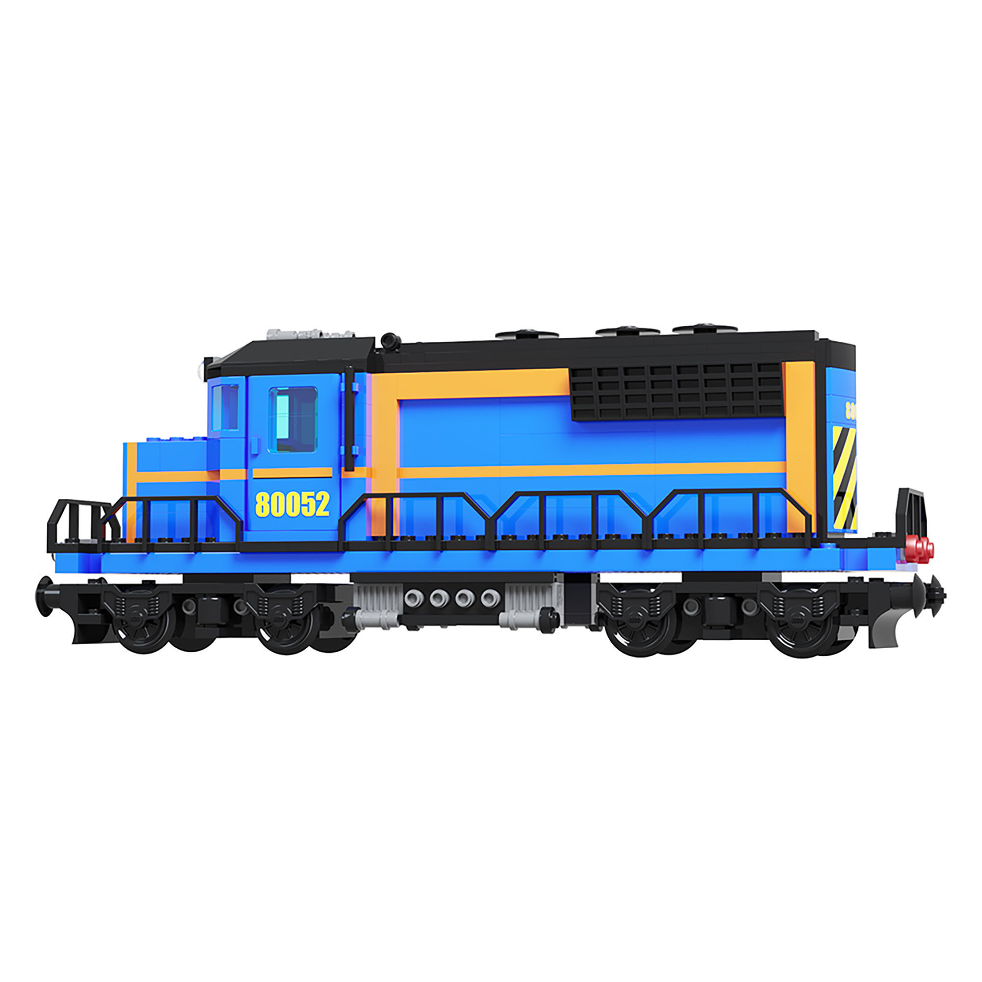 Train Lego Locomotive 80052 3D model_3
