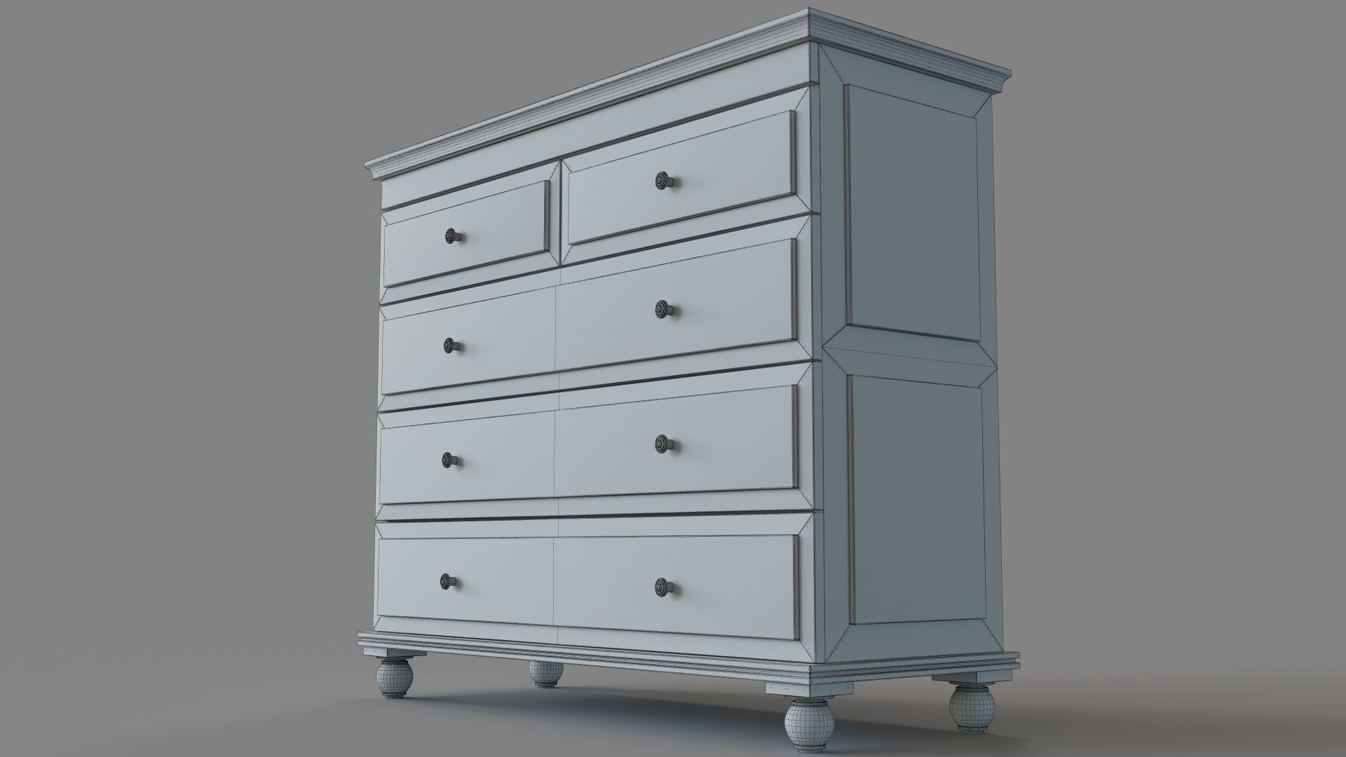 annecy metal wrapped dresser Annecy Metal-Wrapped 11-Drawer Dresser