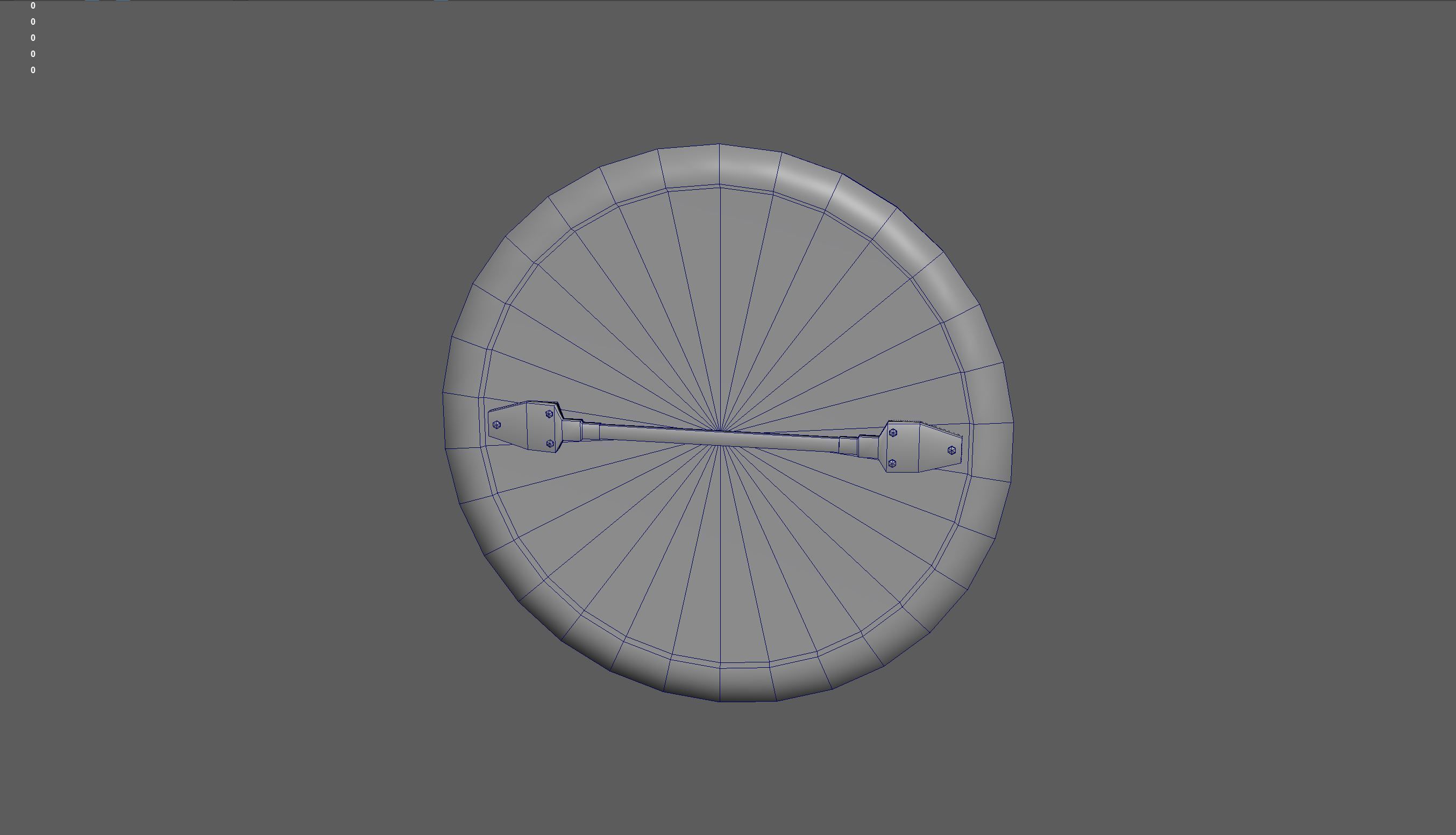 Shield Game Asset for Mobile games Low-poly 3D model Low-poly 3D model_6
