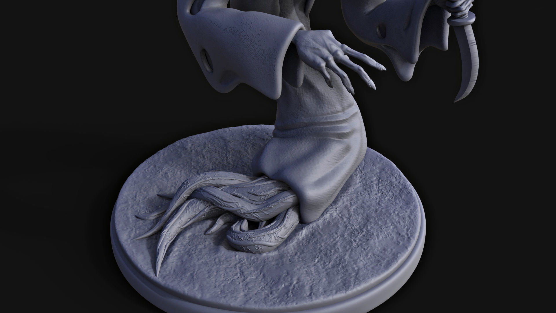 Dark Demon DnD 3D print model_4
