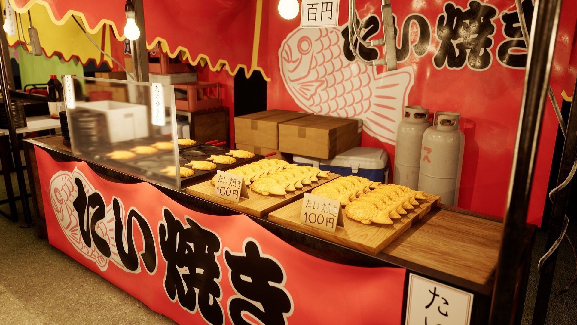 Japanese Festival Pack - Matsuri And Obon Assets Low-poly 3D model_4