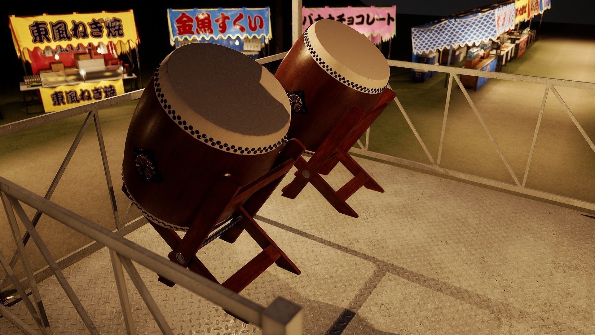 Japanese Festival Pack - Matsuri And Obon Assets Low-poly 3D model_7