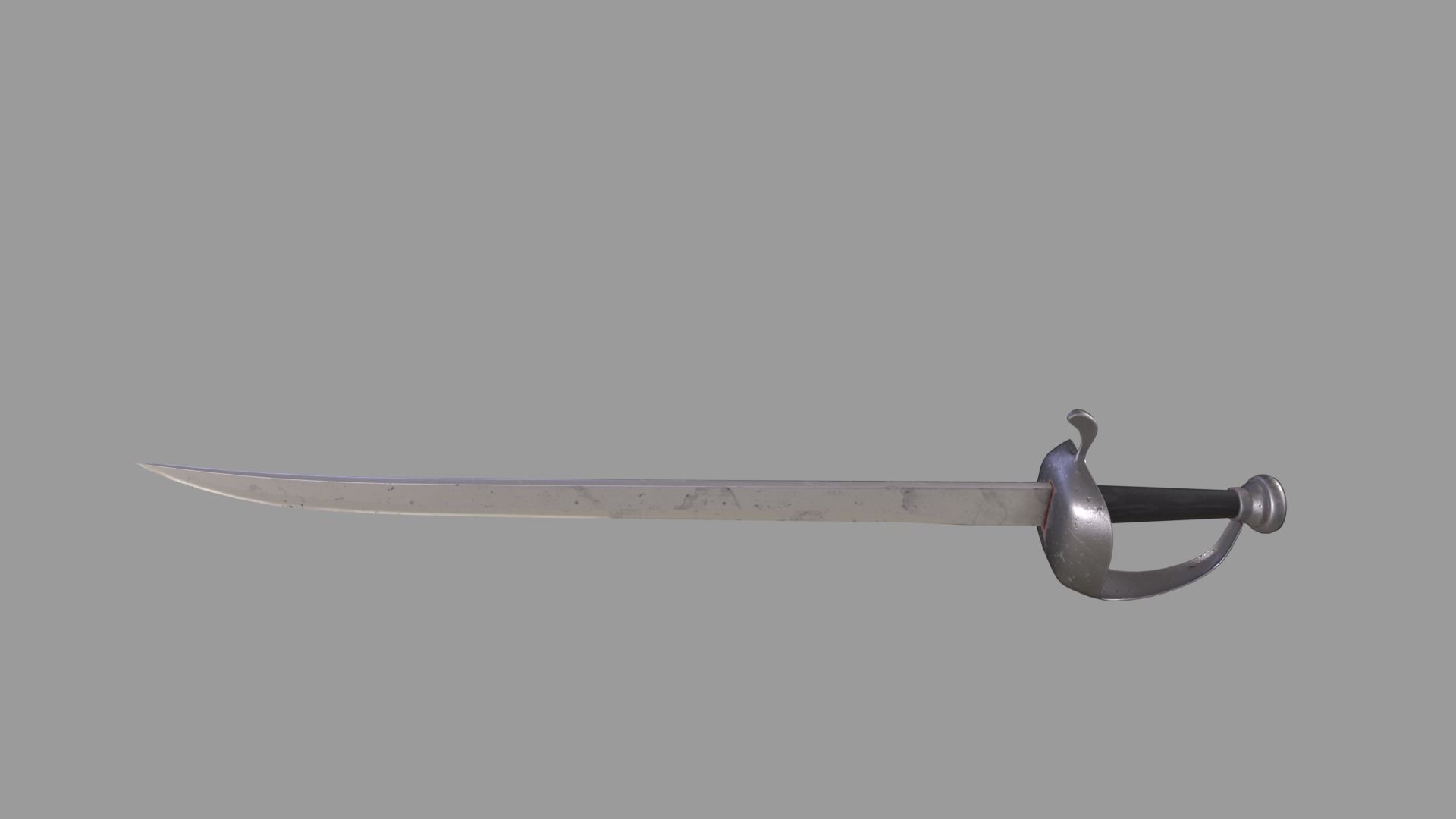 Pirates Saber Low-poly 3D model_7