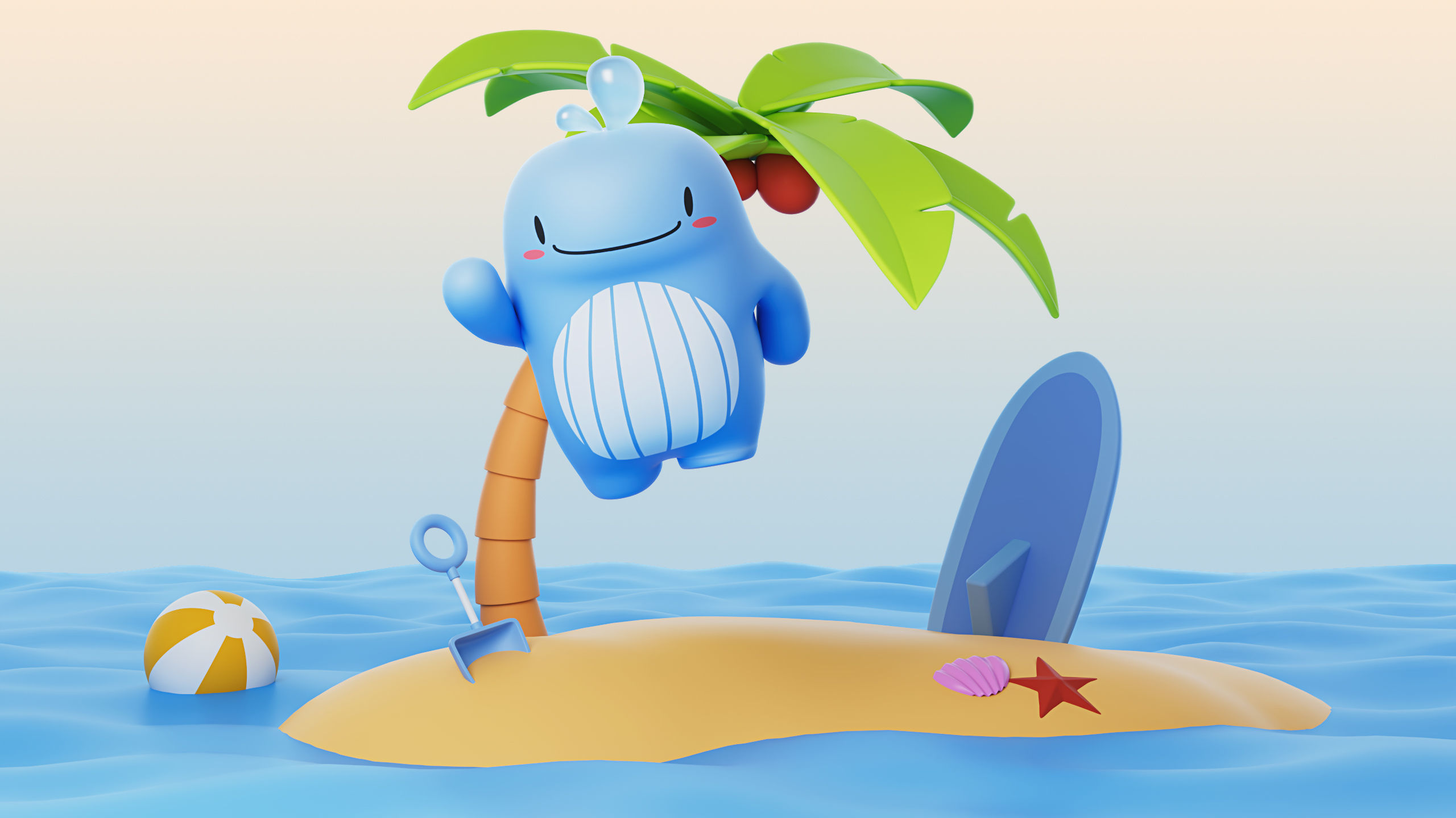 IP small animation effect 3D model_1