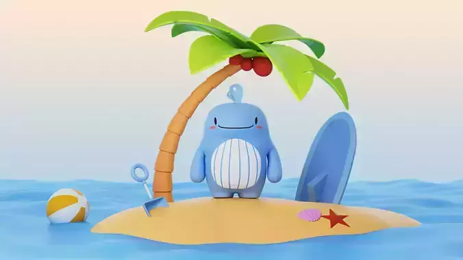 IP small animation effect 3D model