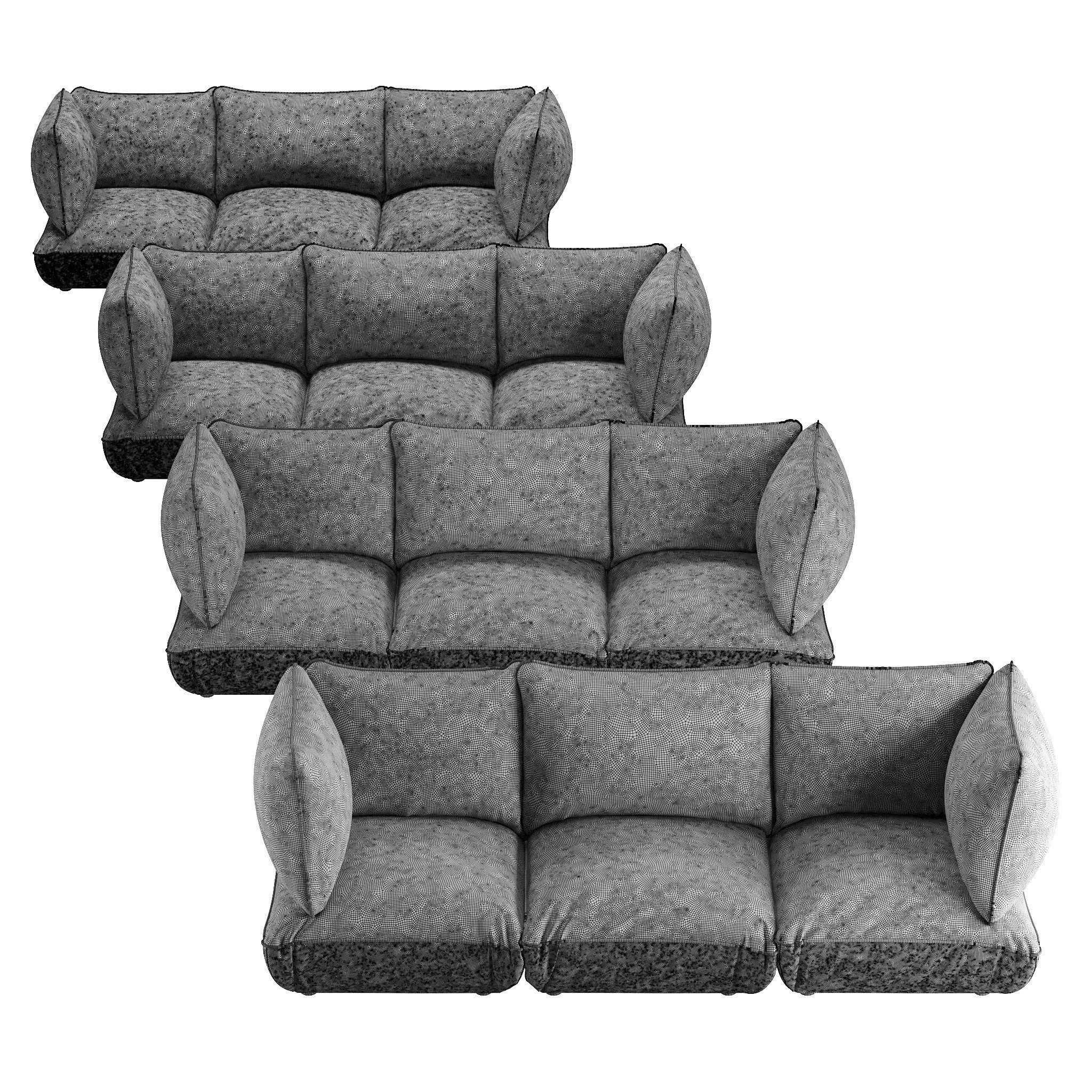 Fatboy Sumo Sofa Grand 3D model_3
