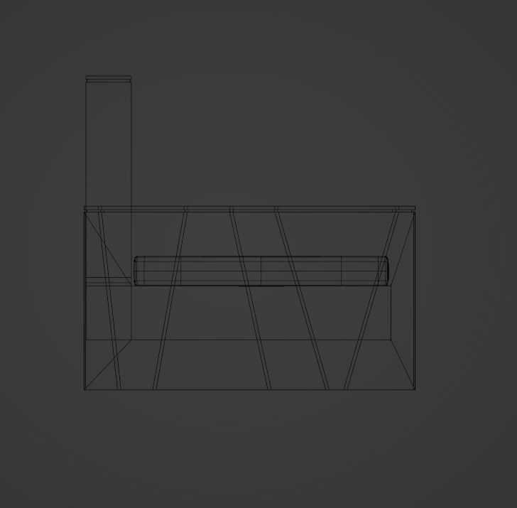 Couch gold chair 3D model_10