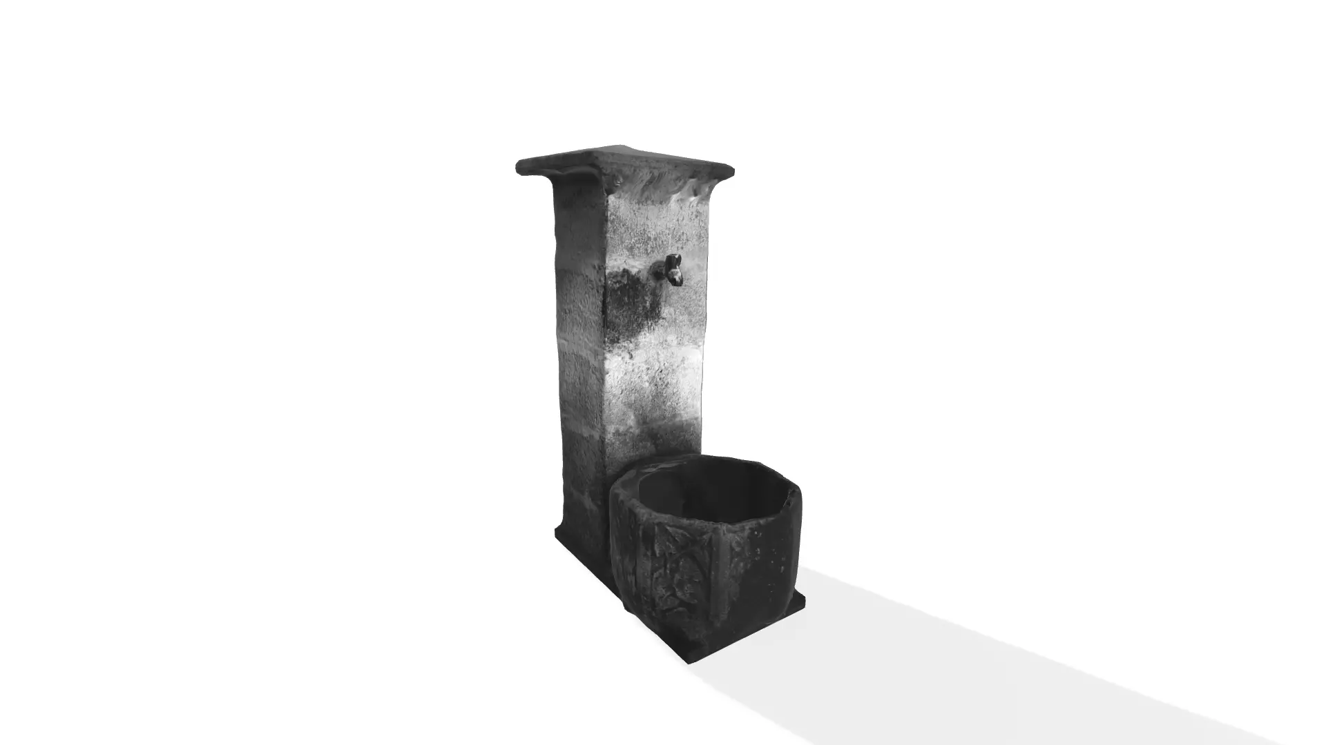 Water Fountain 3D model_0
