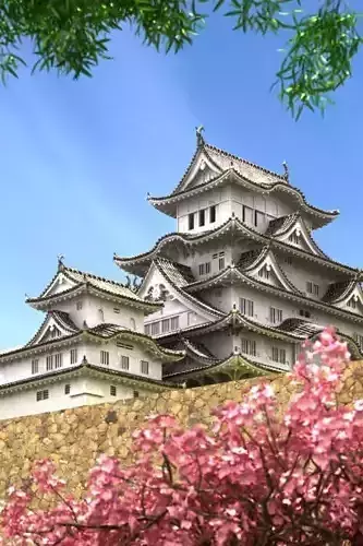 Japanese Style Castle 3D model