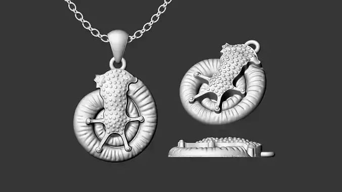 Beautiful Snail Pendant Design
