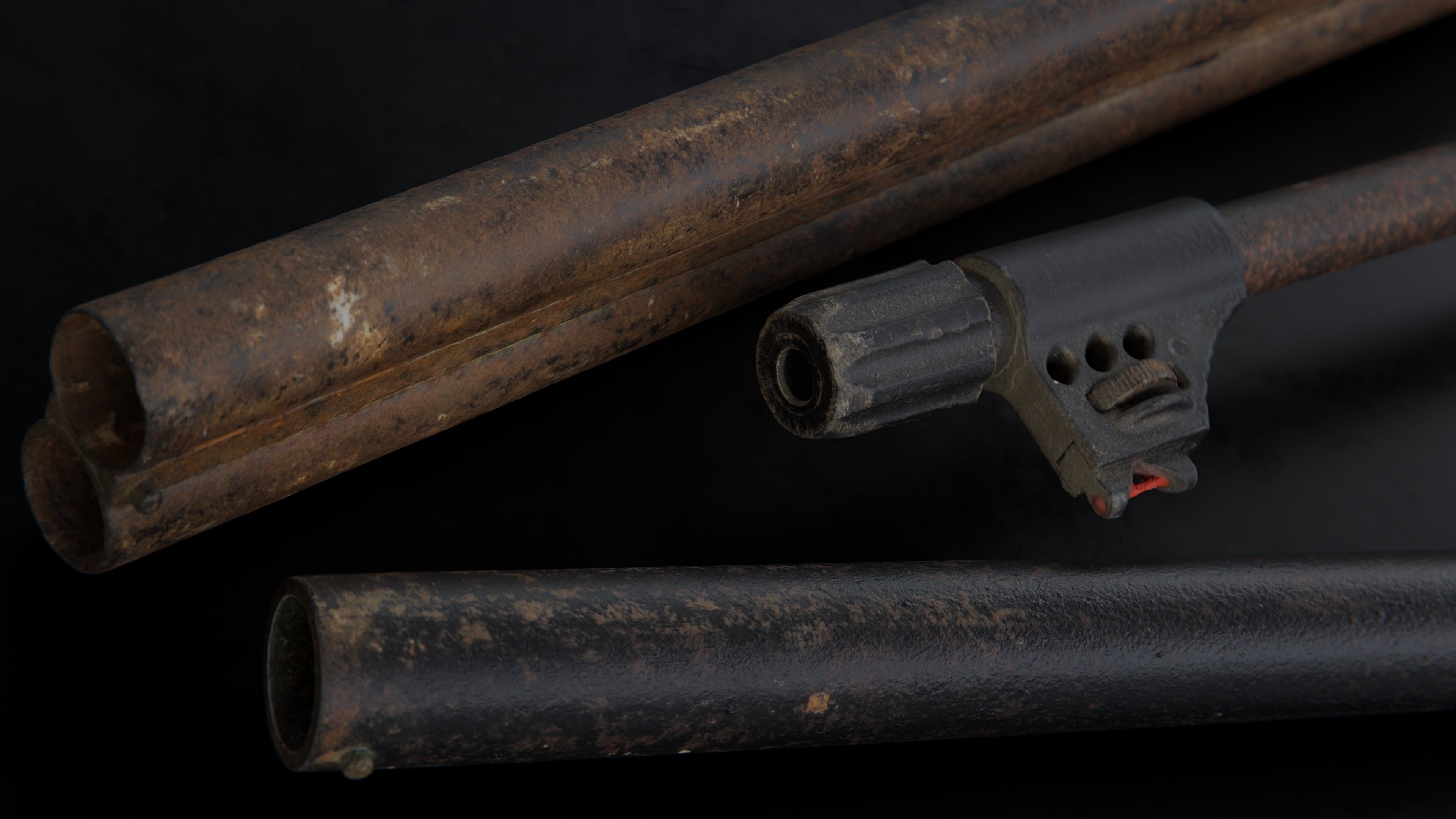 USCANS Weapons set 1 Low-poly 3D model_7