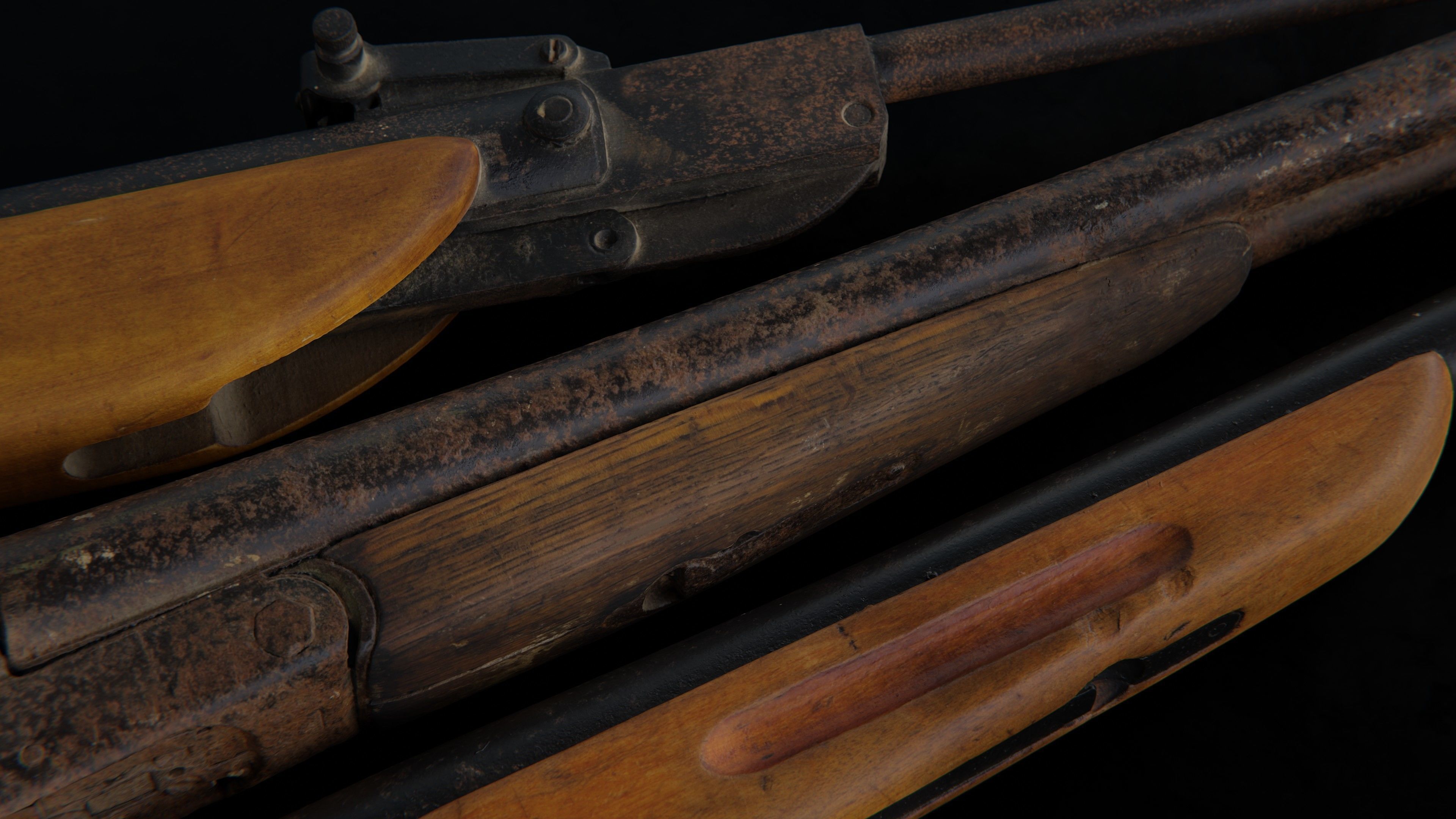 USCANS Weapons set 1 Low-poly 3D model_4