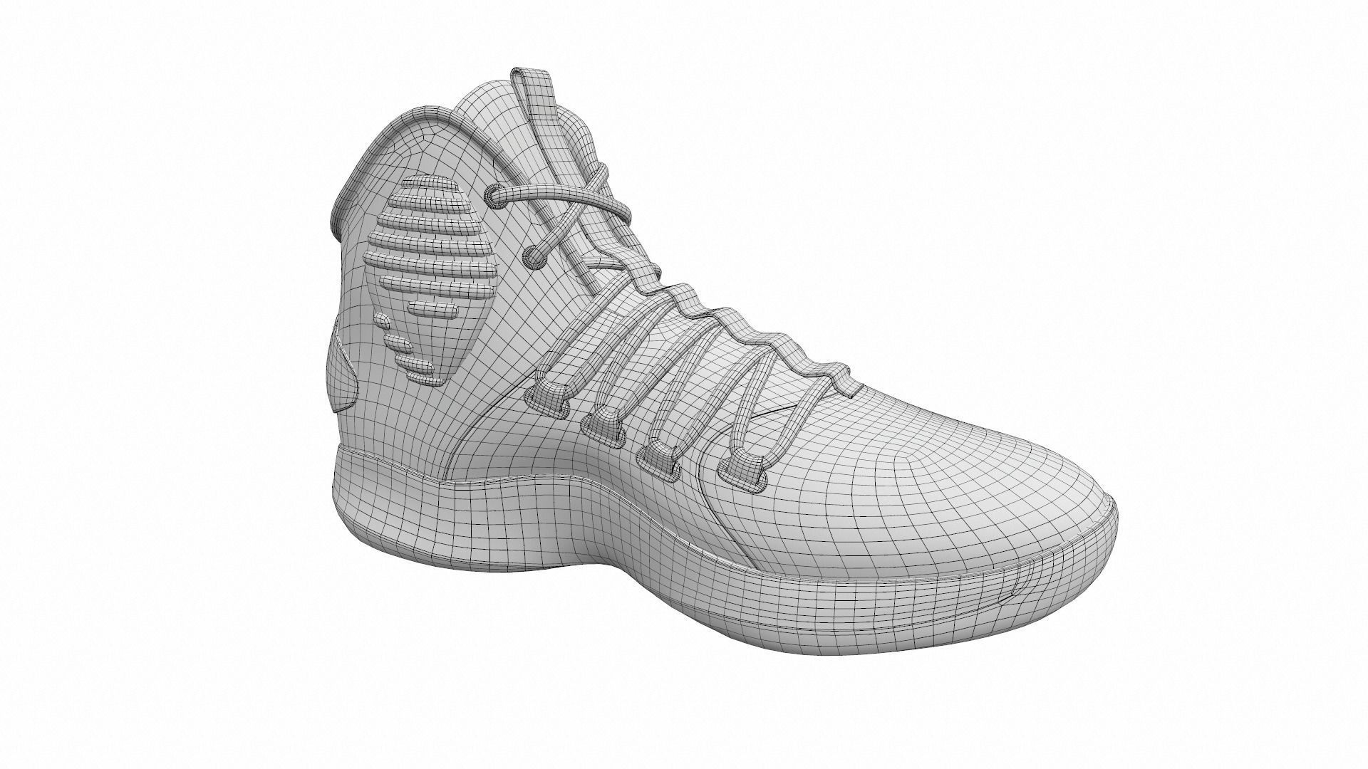 Nike Shoes Basketball Hyperdunk X EP  3D model_49