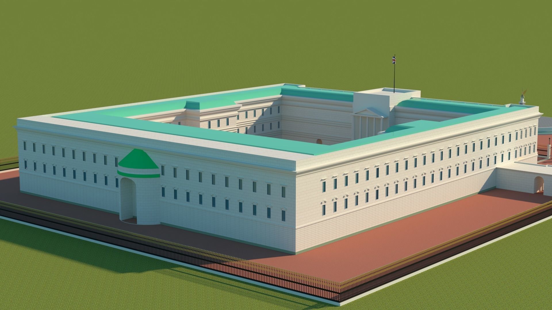 Buckingham Palace 3D model_15