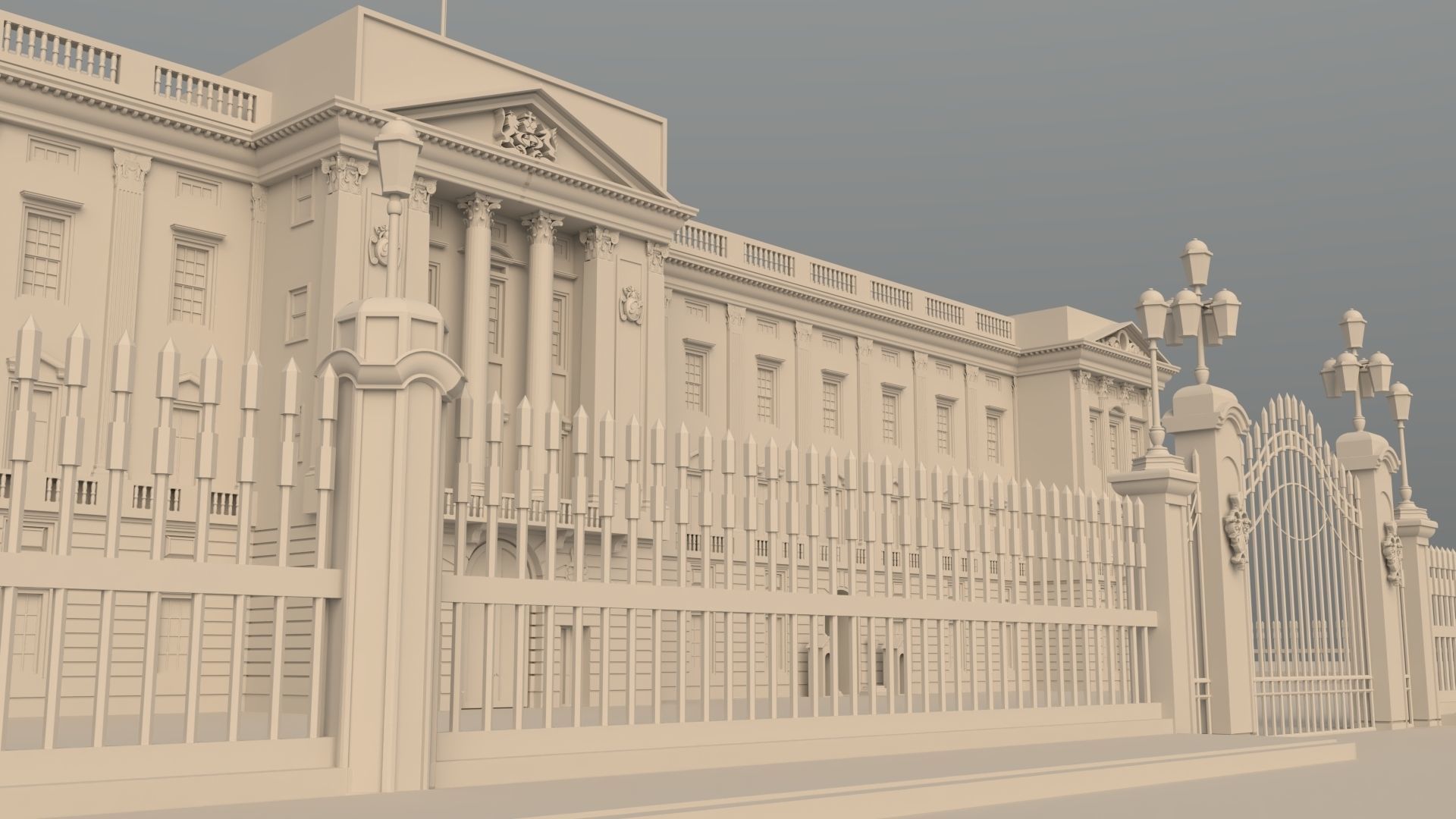 Buckingham Palace 3D model_24
