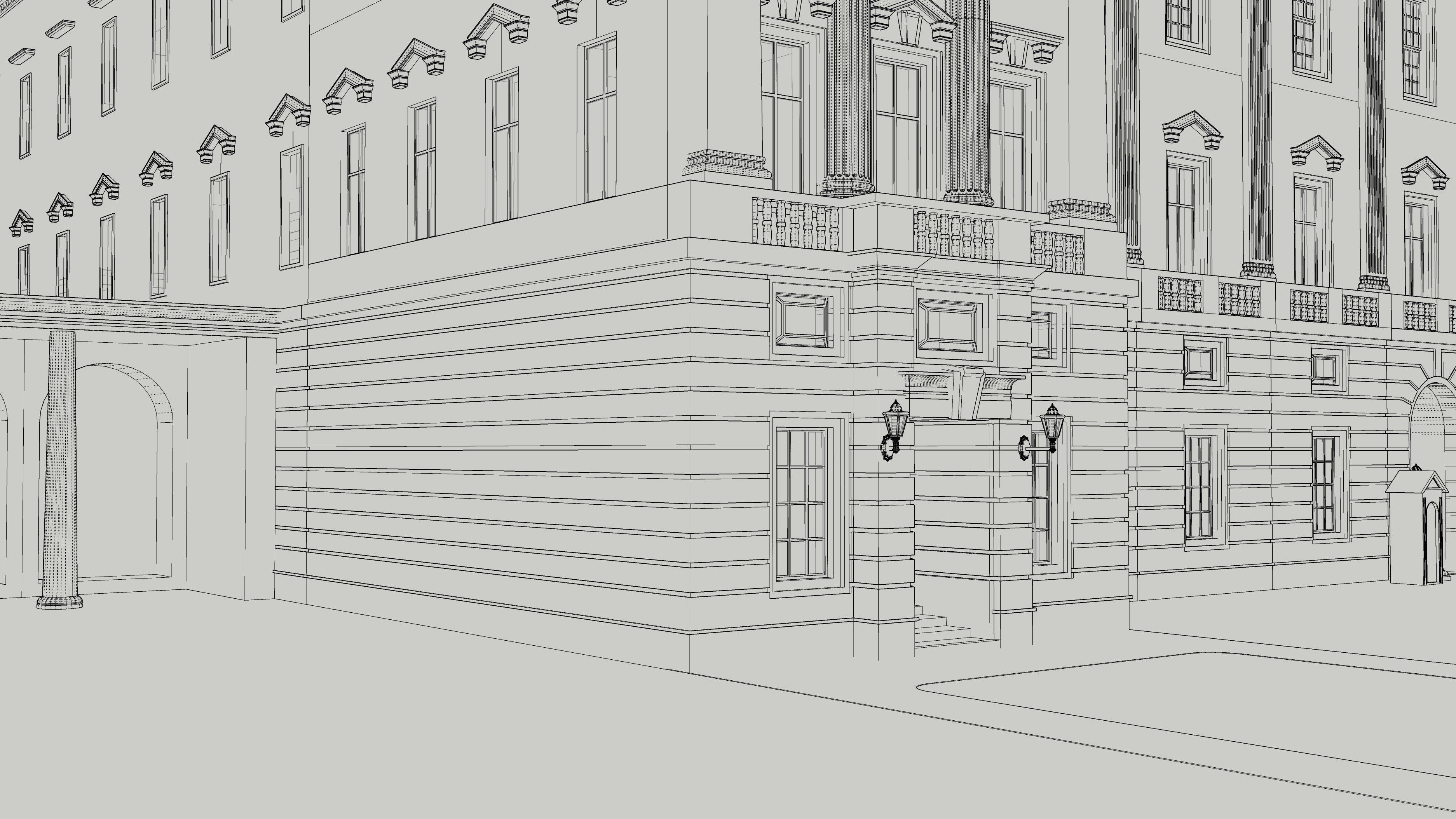 Buckingham Palace 3D model_39