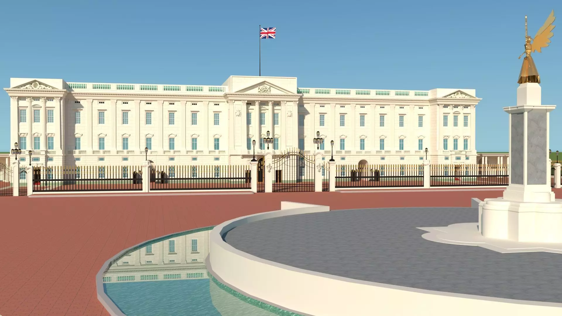 Buckingham Palace 3D model_0