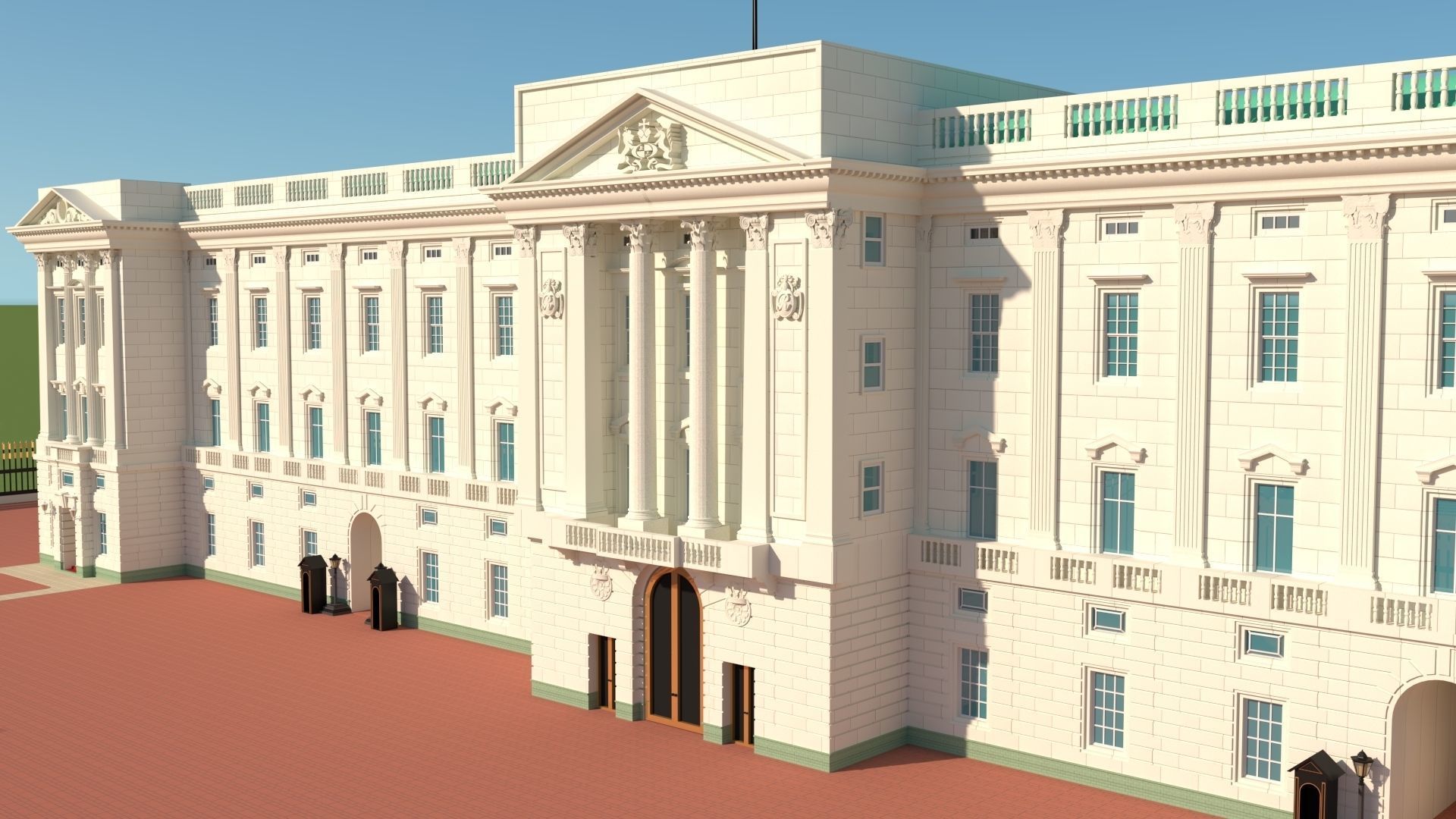Buckingham Palace 3D model_5