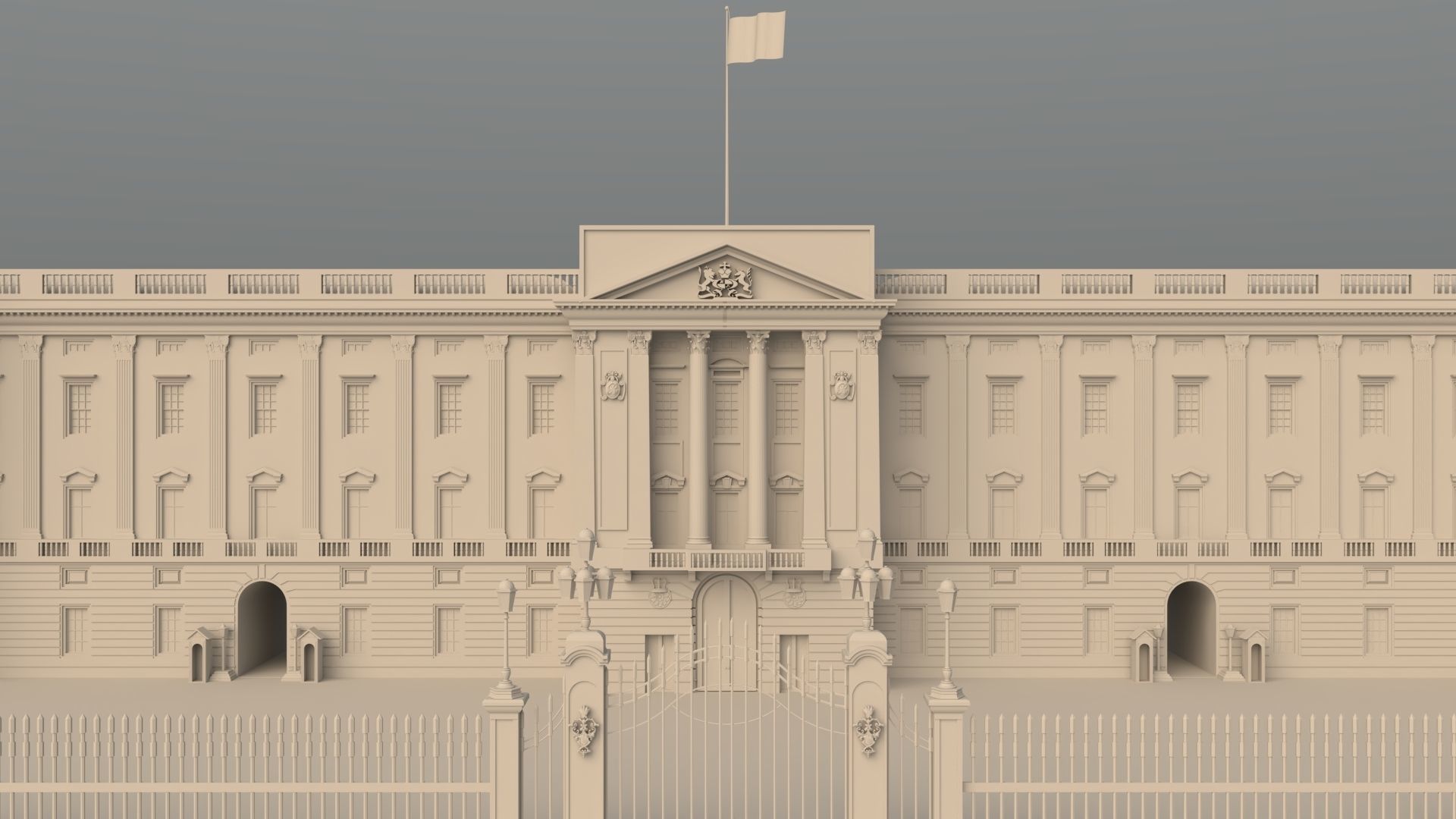 Buckingham Palace 3D model_27