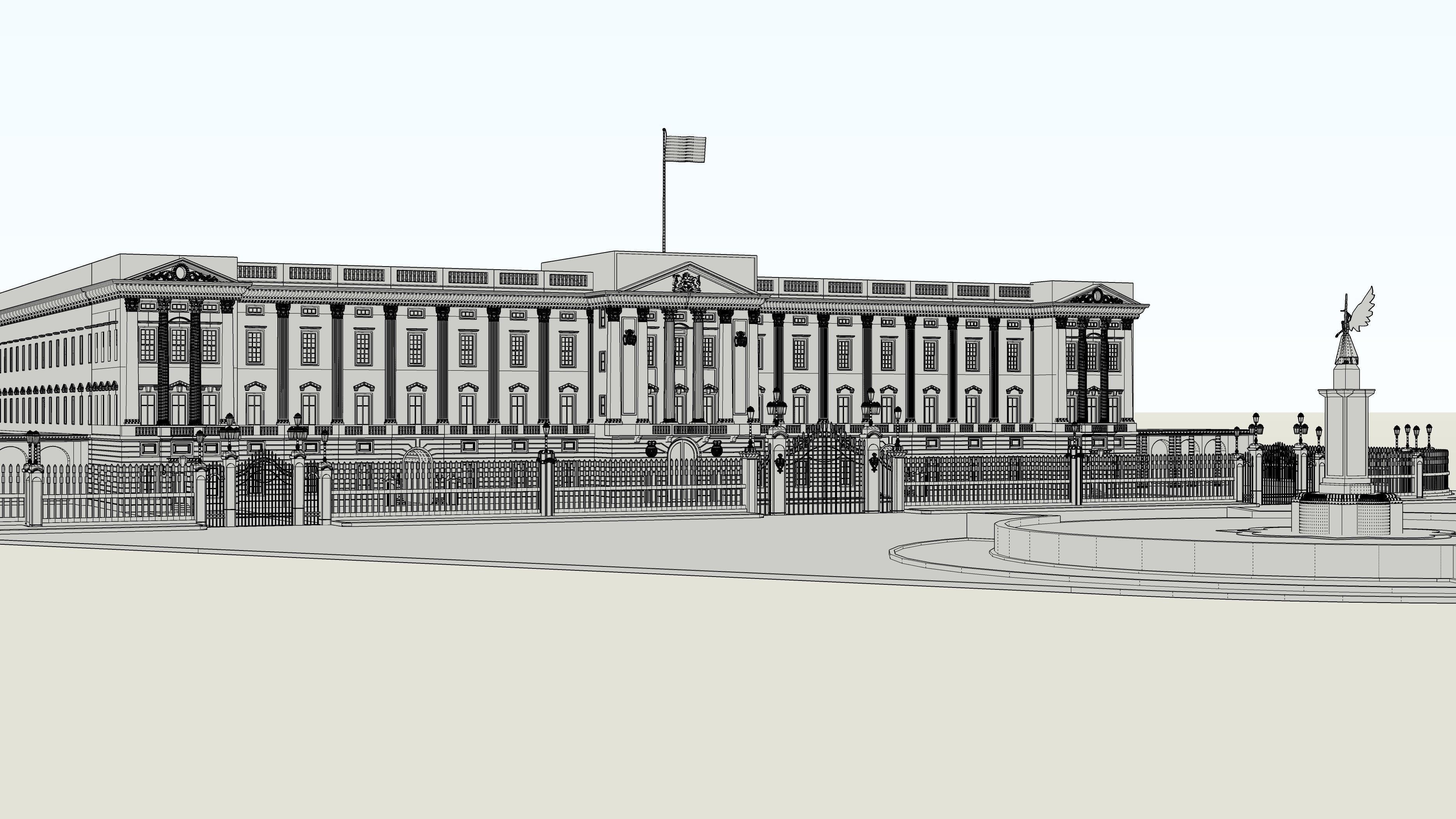 Buckingham Palace 3D model_34