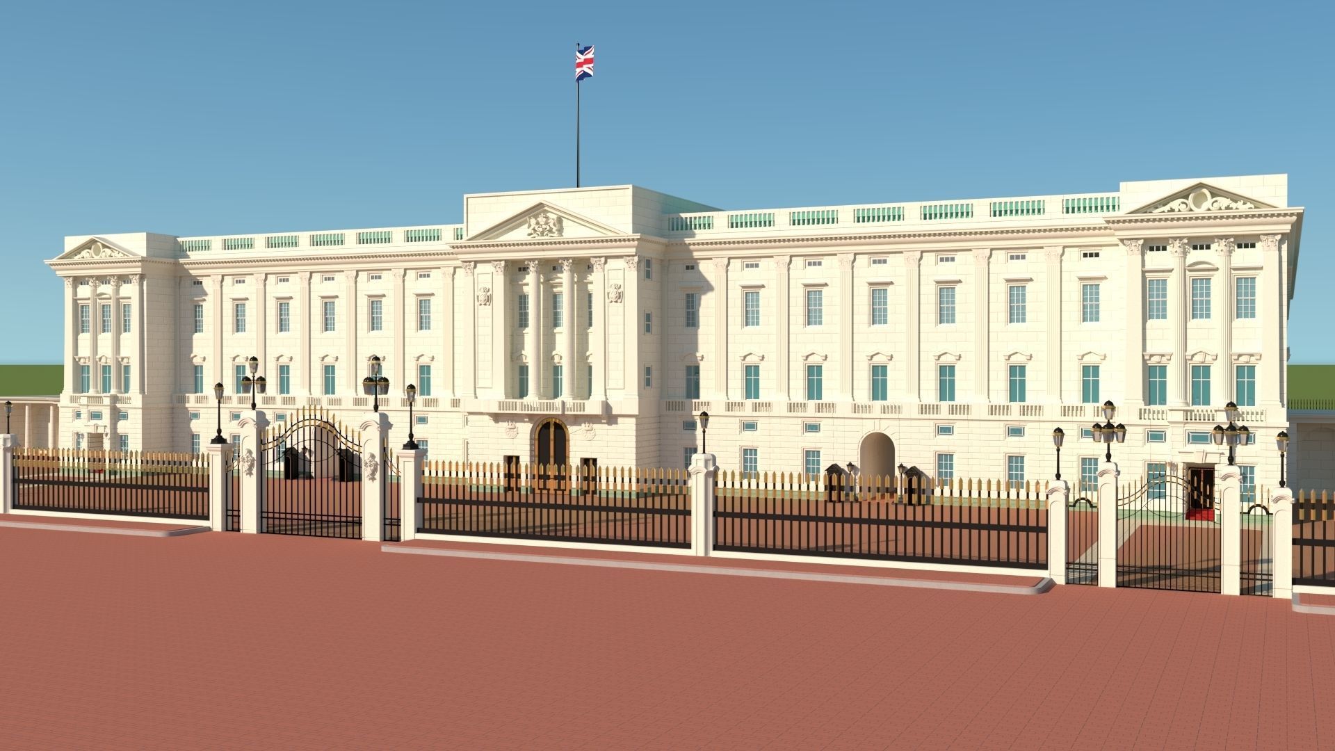 Buckingham Palace 3D model_23