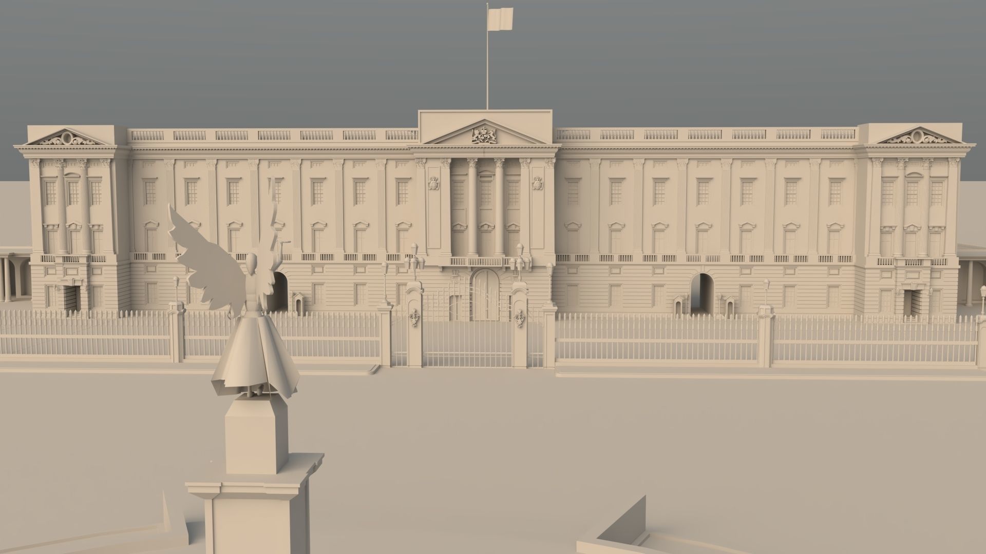 Buckingham Palace 3D model_20