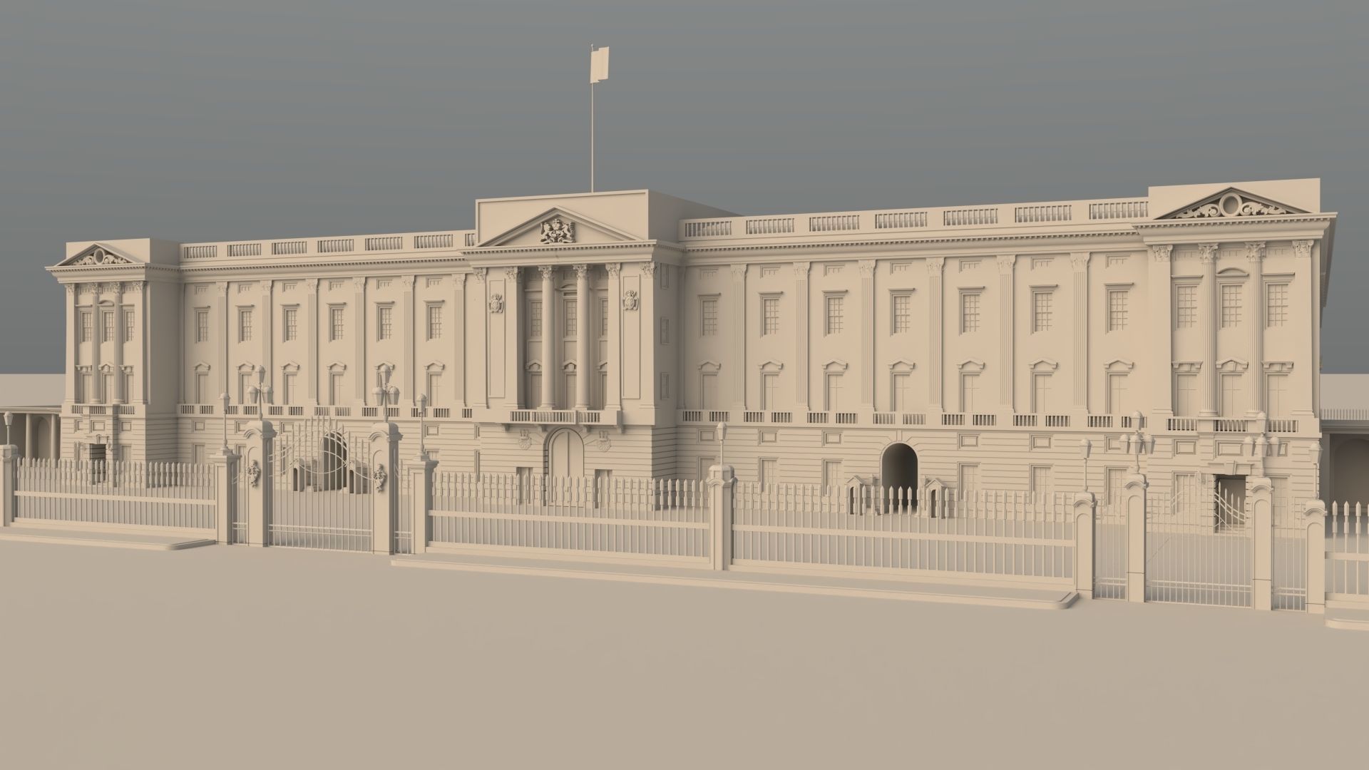 Buckingham Palace 3D model_22