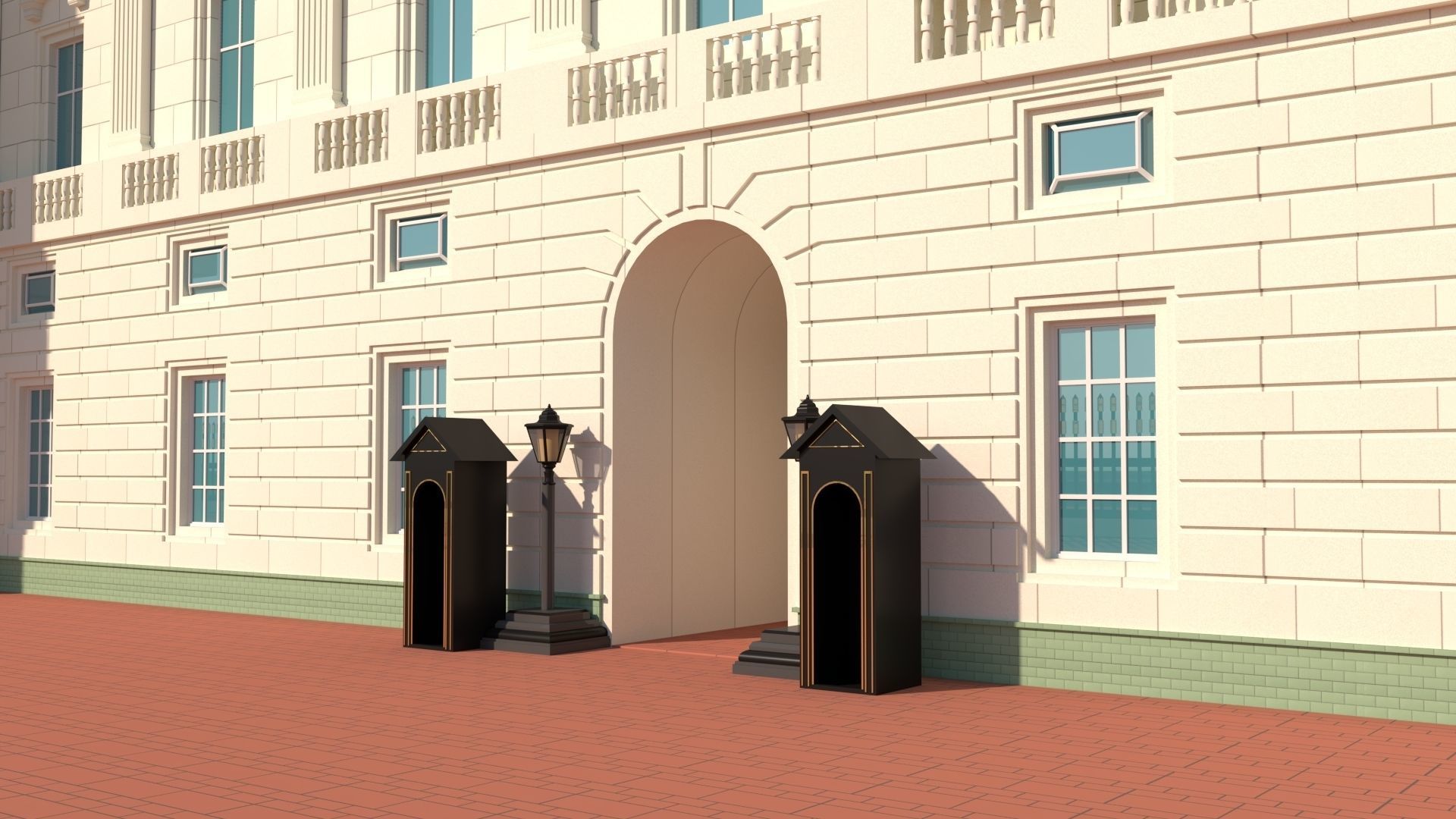Buckingham Palace 3D model_12