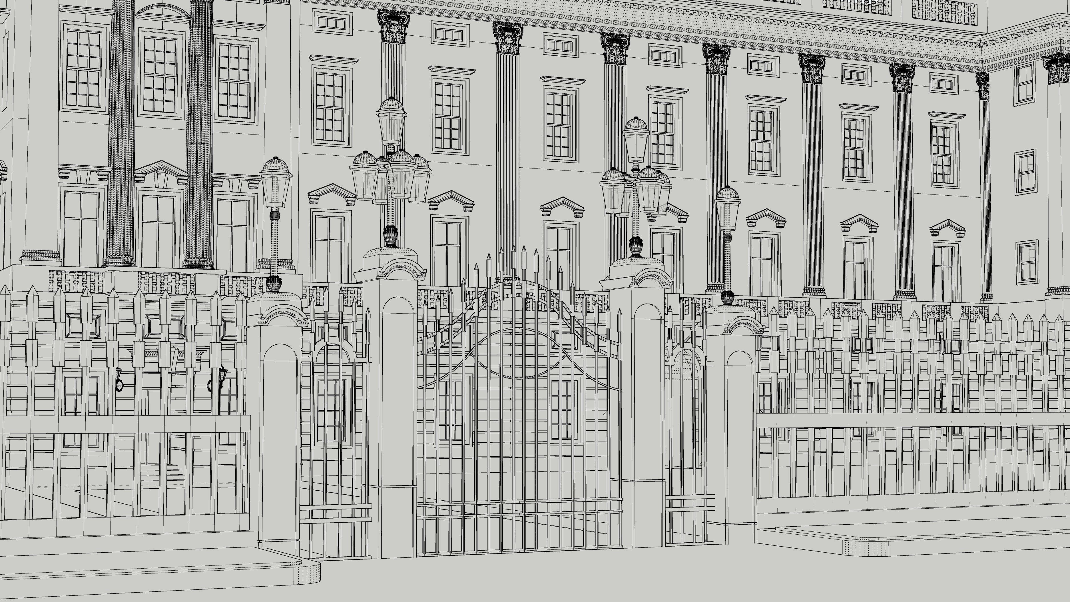 Buckingham Palace 3D model_35