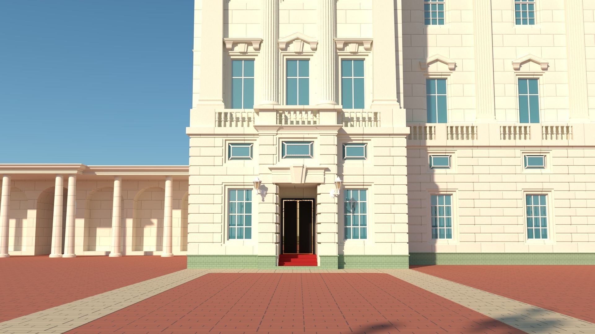 Buckingham Palace 3D model_9