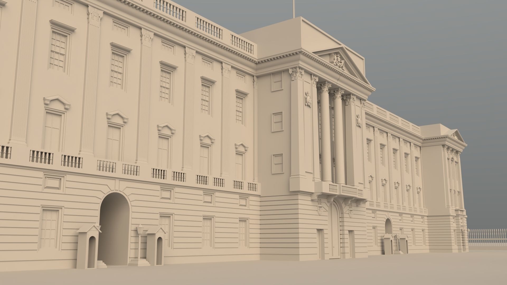 Buckingham Palace 3D model_25