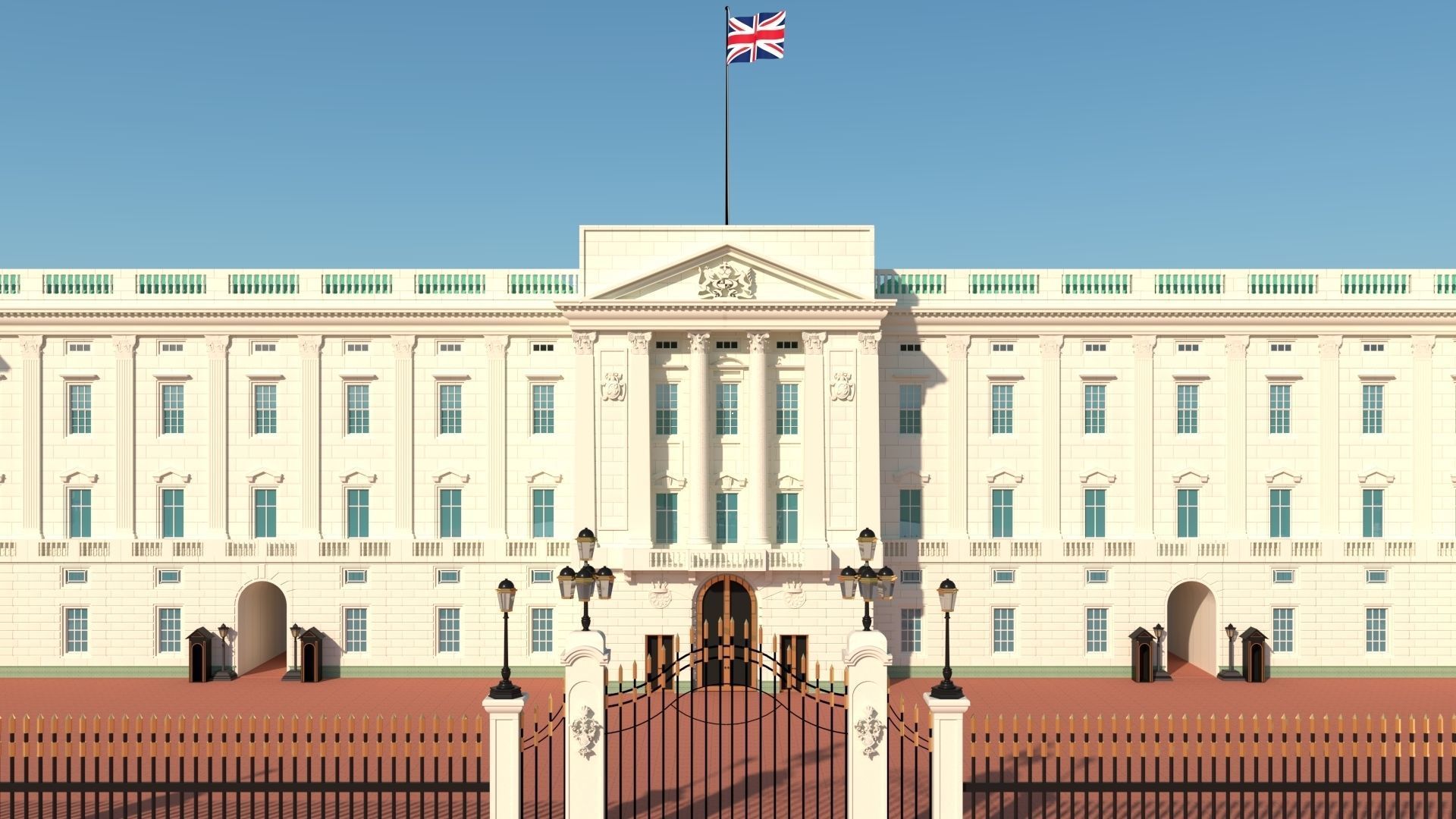 Buckingham Palace 3D model_2