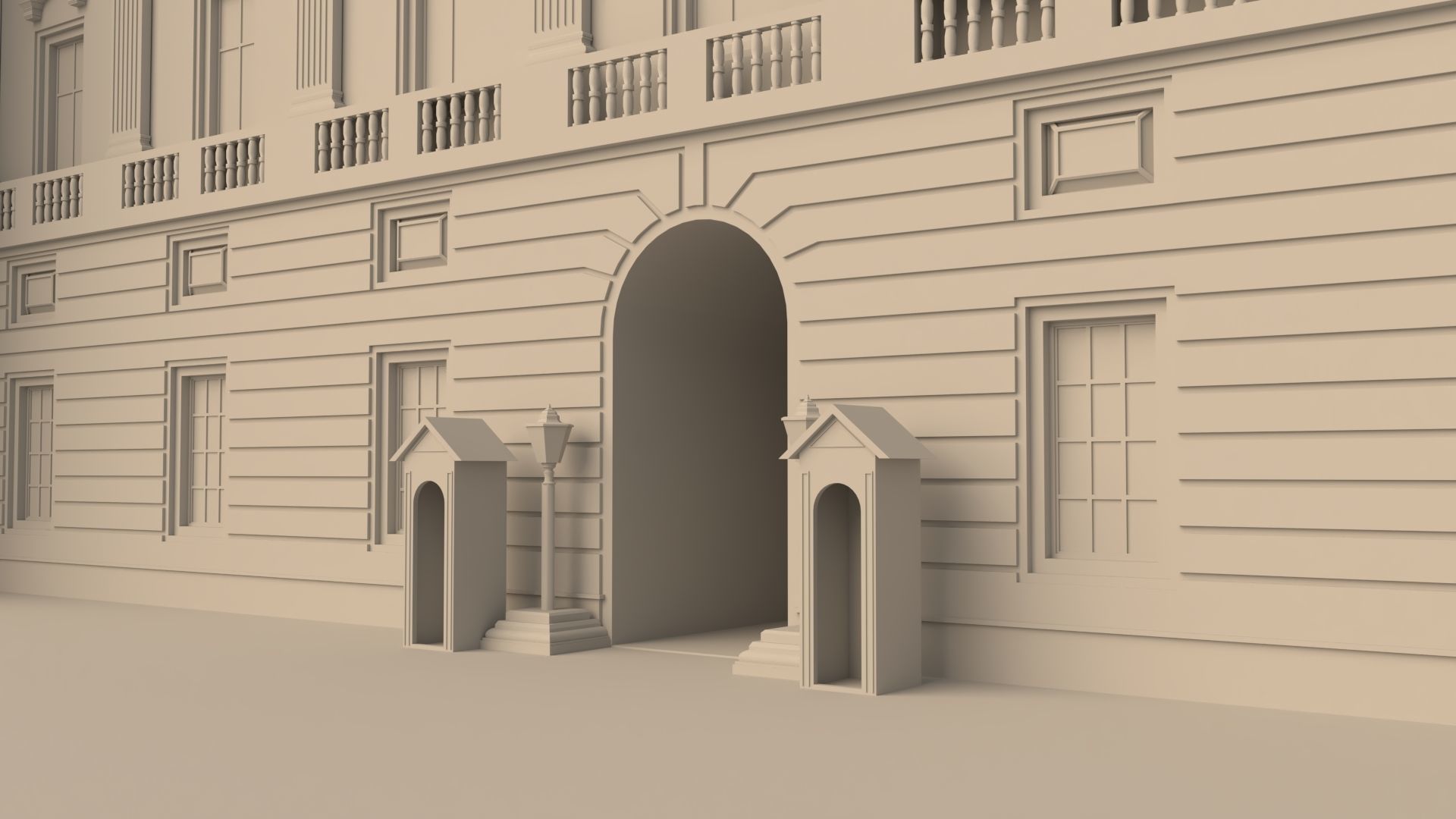 Buckingham Palace 3D model_30