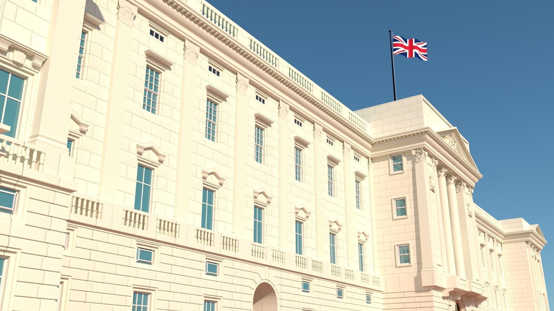 Buckingham Palace 3D model_7