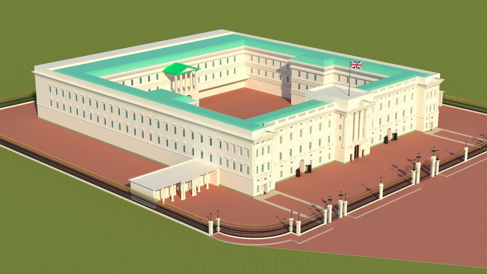 Buckingham Palace 3D model_19