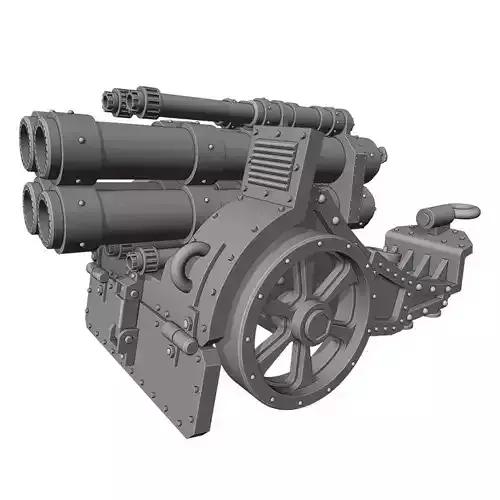 Imperial heavy quad cannon 32mm scale Artillery