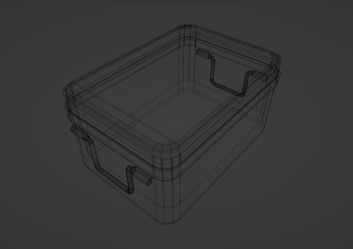 First Aid Kit Low-poly 3D model_6