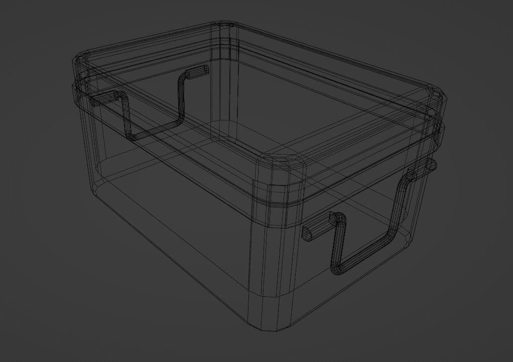 First Aid Kit Low-poly 3D model_7