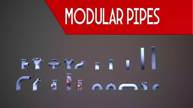 MODULAR PIPES CARTOON STYLIZED