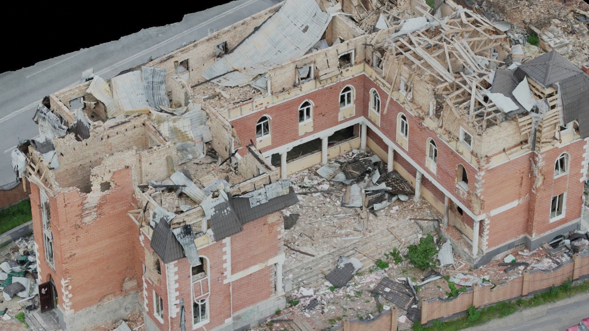 SCANS from Ukraine  Buildings set 5 Low-poly 3D model_4