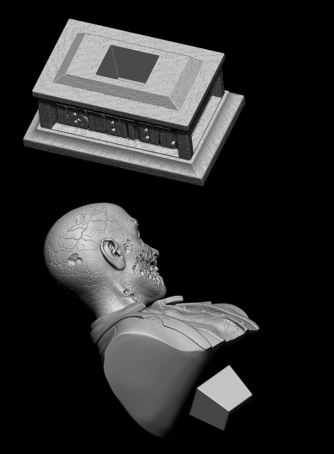 RESIDENT EVIL - FIRST ZOMBIE 3D print model_12