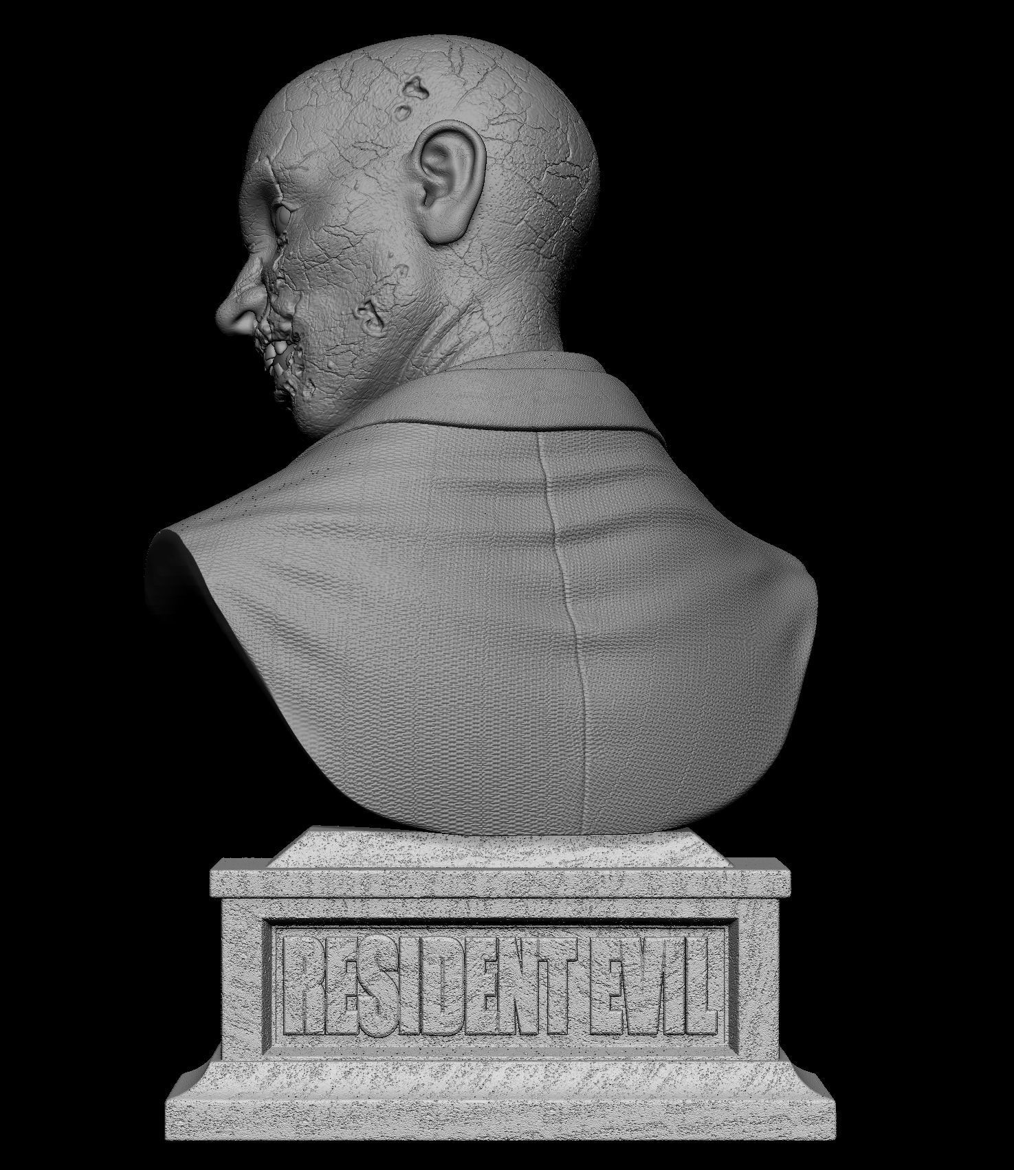 RESIDENT EVIL - FIRST ZOMBIE 3D print model_8