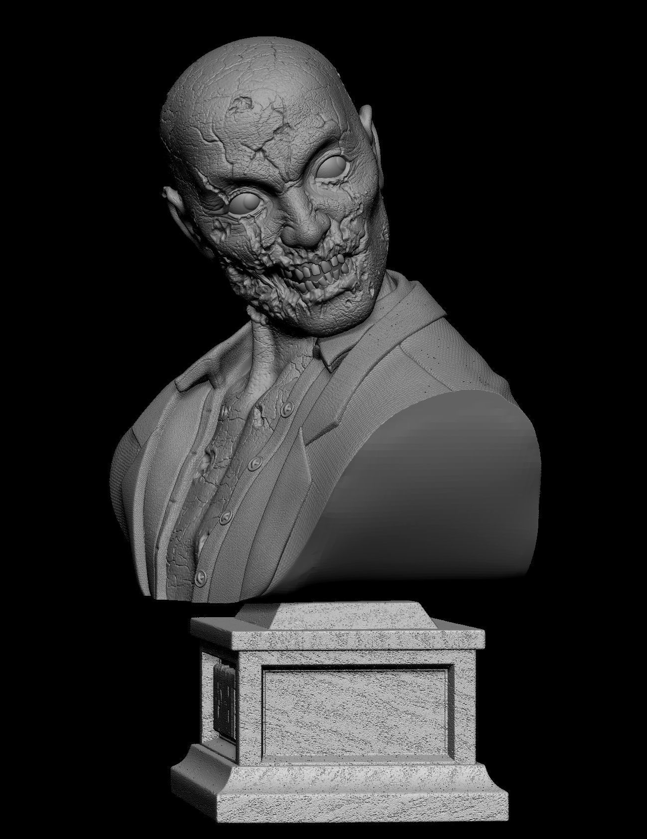 RESIDENT EVIL - FIRST ZOMBIE 3D print model_4