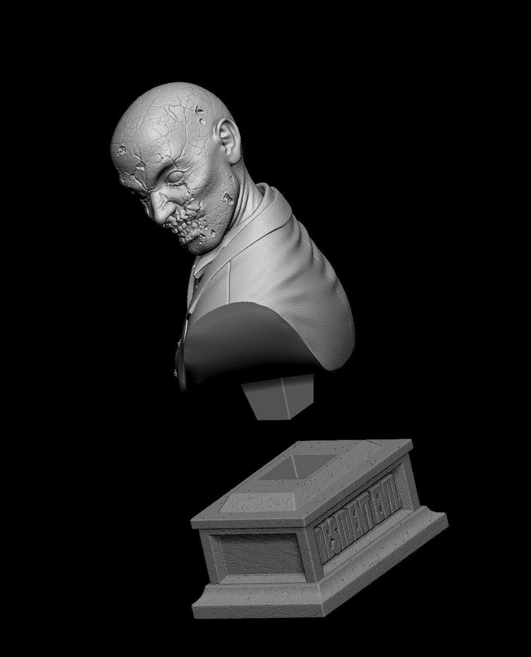 RESIDENT EVIL - FIRST ZOMBIE 3D print model_13